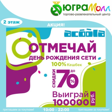 ACOOLA празднует День рождения сети!